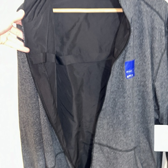 Apt 9 Gray & Black Water Repellent Reversible Hooded Jacket Size XXL NWT - Picture 6 of 8